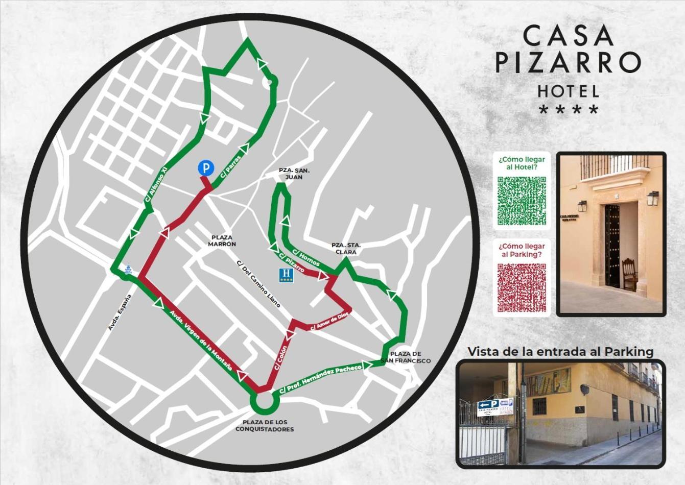 Casa Pizarro Hotel Caces Dış mekan fotoğraf